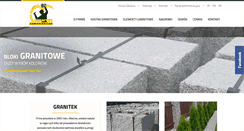 Desktop Screenshot of granitek.pl